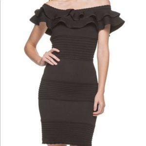 GUESS Off-The-Shoulder Bodycon Dress